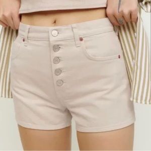 Reformation Charlie Exposed Button Fly Shorts - 24